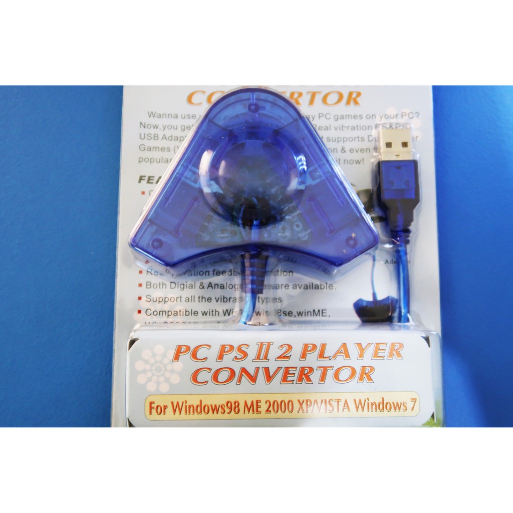 Converter Stik Stick PS2 ke PS3 / PC Double 100% Original