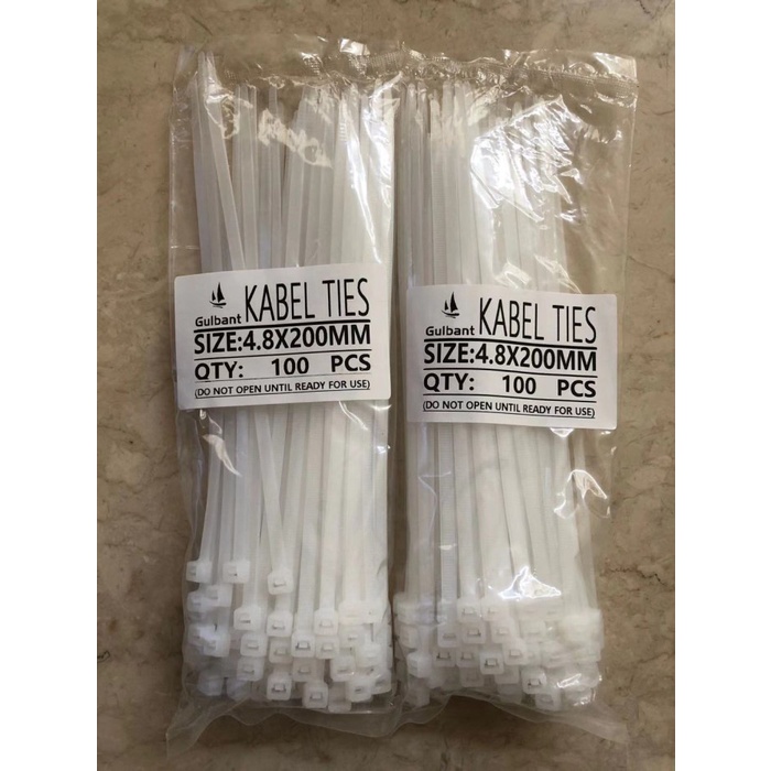 

ORGANIZER-DOCUMENT- KABEL TIES CABLE TIE 4.8 X 200MM (20CM) CV 200 KUALITAS BAIK - HITAM -DOCUMENT-