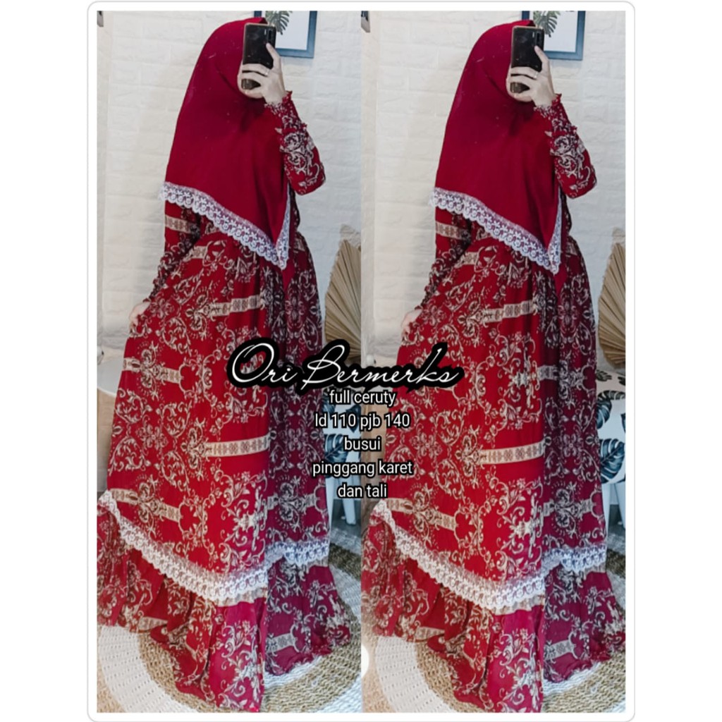 Gamis Ori Bermerks 1set