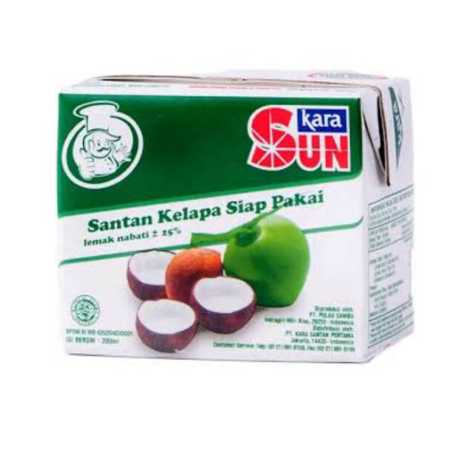 

Sun Kara Santan Kelapa 200ml