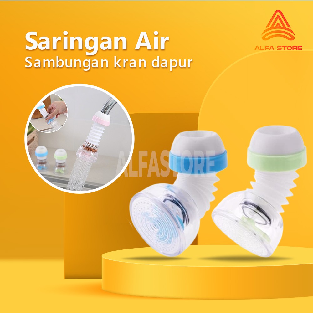 Sambungan Kran Air Wastafel Flexible Anti Splash Shower