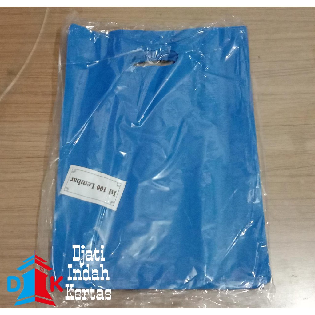 Berkelas !!!- Shoping Bag  (MODEL LIPATAN) Uk 25*35 POLOS Tebal isi 100 lembar