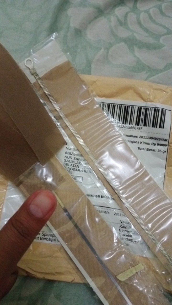 Impulse Sealer Sparepart Kain Plus Elemen Kawat Berbagai Ukuran