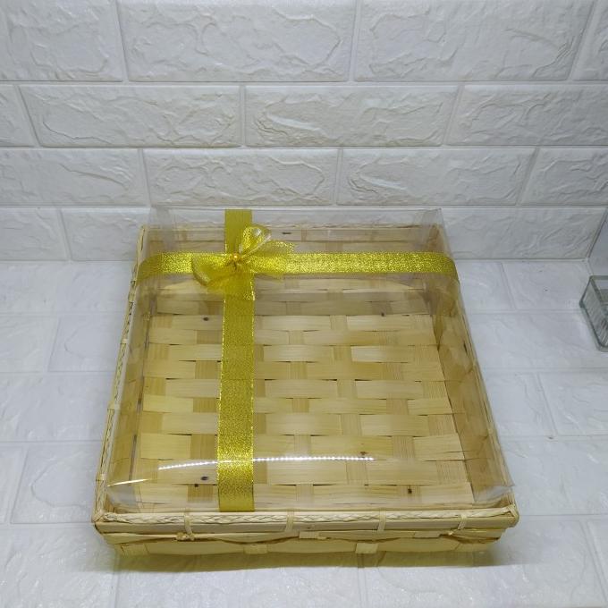 

AKSESORIS PERNIKAHAN KERANJANG KOTAK BAMBU BESAR KERANJANG HANTARAN SESERAHAN PERLENGKAPAN PESTA CRAFT