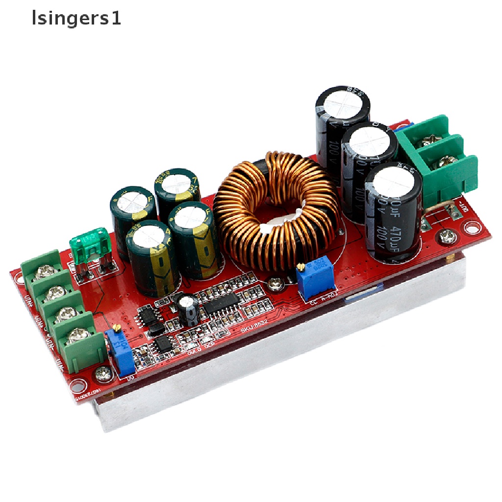 (lsingers1) Modul Boost Step up Buck Konverter DC-DC 20A 1200W 8-60V Ke 12-83V