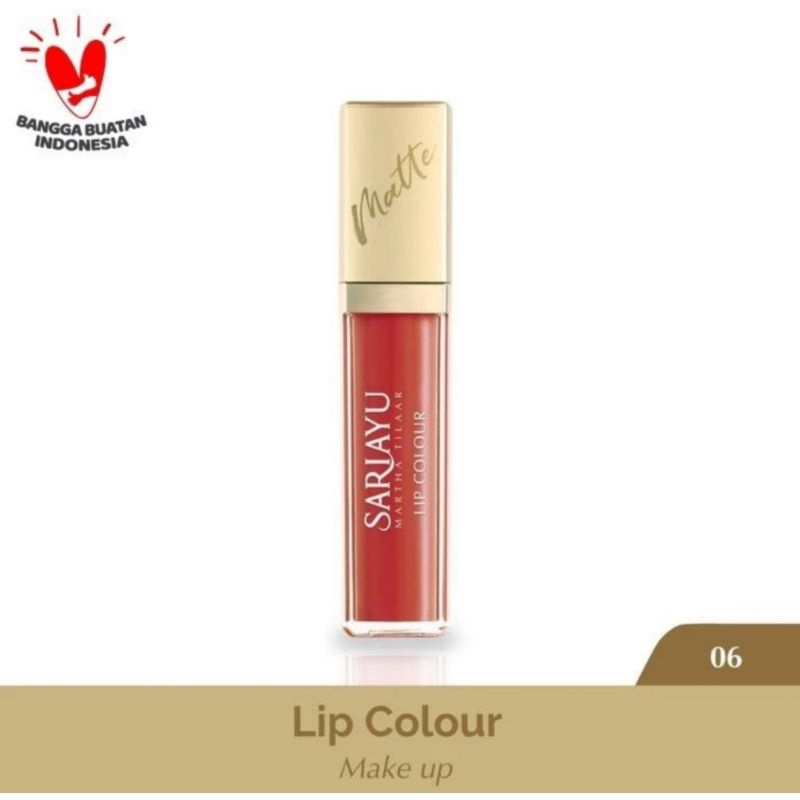 Sariayu Lip Color MatteTahan Lama - Make Up Riasan Bibir - Kode 06