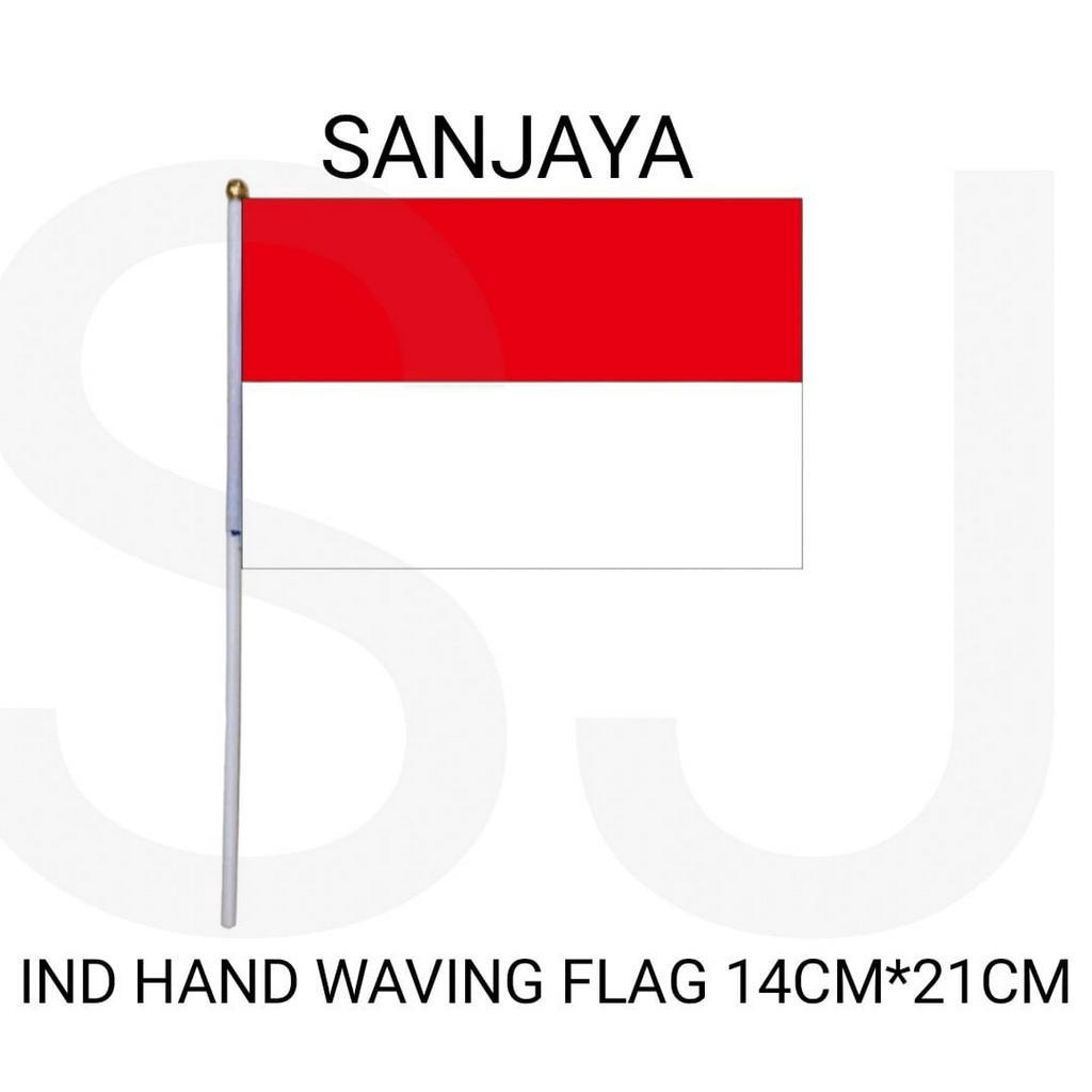 Bendera Tangan / Bendera Pawai / Bendera Kecil Merah Putih