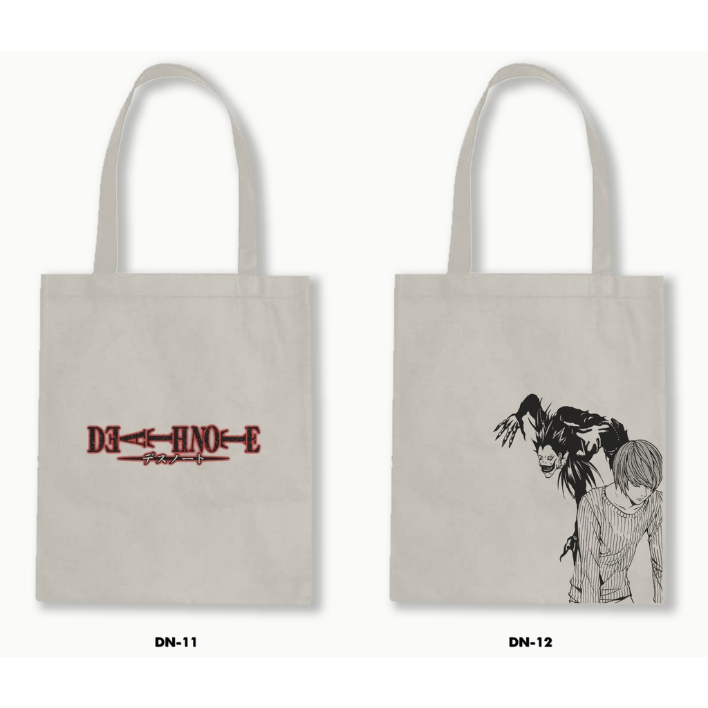 TOTE BAG BLACU - DEATH NOTE / ANIME / MANGA 01