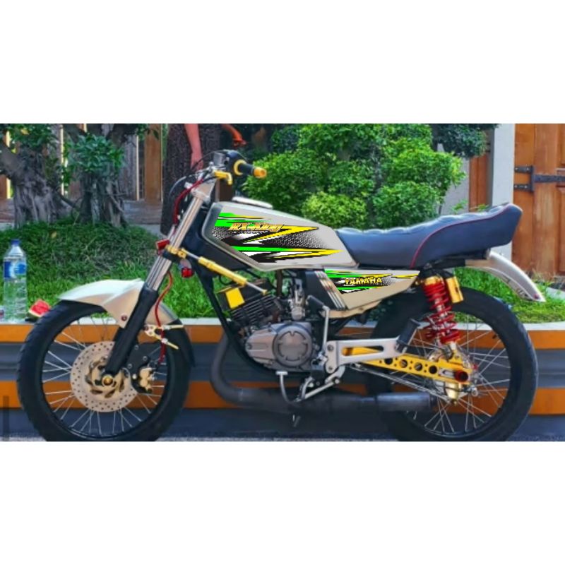 striping variasi rx king silver custom