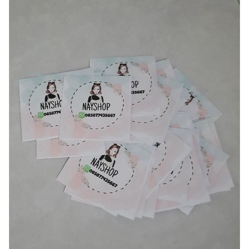 

Custom Stiker Label/Logo/Thanks you