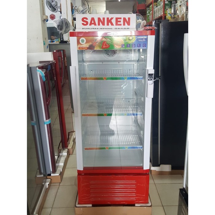 Sanken Showcase Sanken Lemari Pendingin Minuman SRS 229 Low Watt