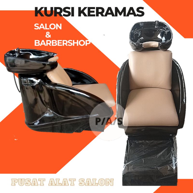 kursi keramas model duduk / kursi keramas salon / kursi keramas barbershop / washbak keramas fiber