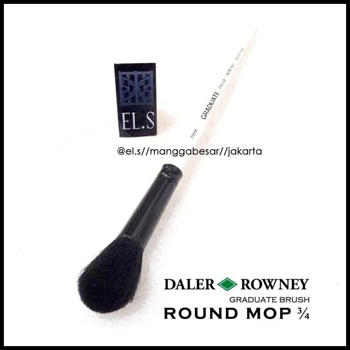 

Daler Rowney Graduate Brush Round Mop 3/4 (Kuas Lukis)