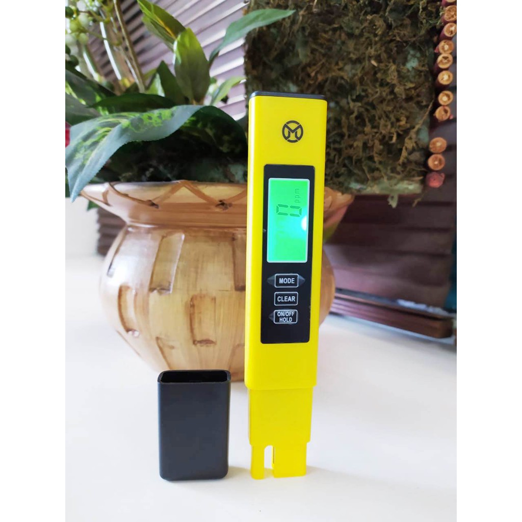 Mediatech  TDS EC Meter A2 warna kuning Alat Ukur Kualitas Air Minum Hidroponik - B1900131A2