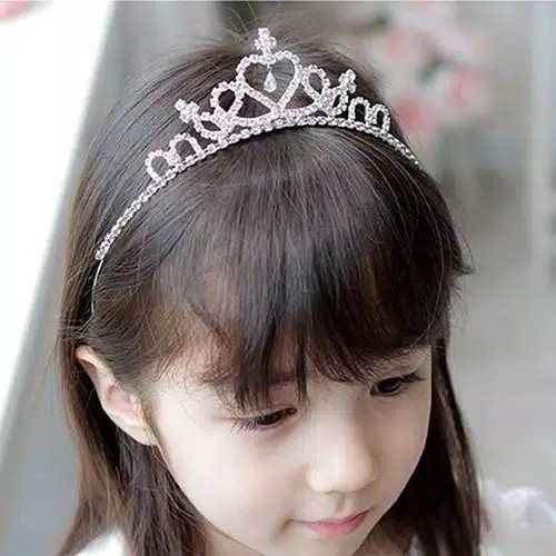 Mahkota aksesoris anak crown buat ulang tahun dan wedding