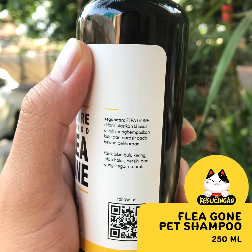 Flea Gone Shampoo Anti Kutu Jamur Penyakit Kulit Kucing Anjing Kitten