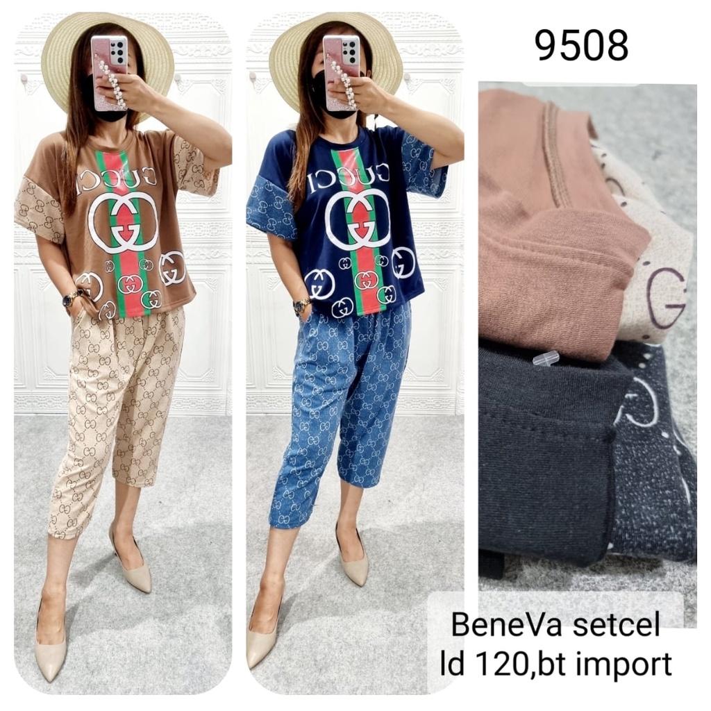 Setcel Theresia Beneva 7/8 LD 120 Motif Guc*ci Mickey 9508