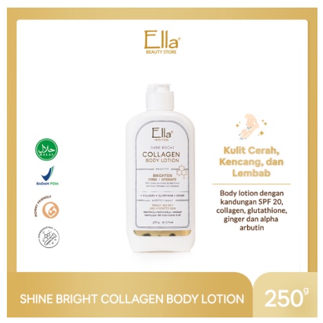Shine bright collage body lotion Ella Skincare/lotion spf 30 ella skincare/lotiin spf 30/lotion sian