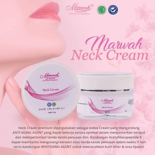 MARWAH CREAM LEHER || NECK CREAM