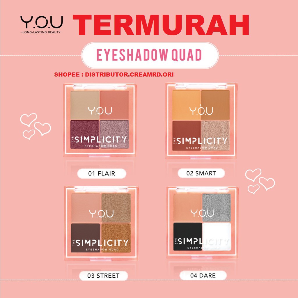 THE SIMPLICITY EYESHADOW QUAD