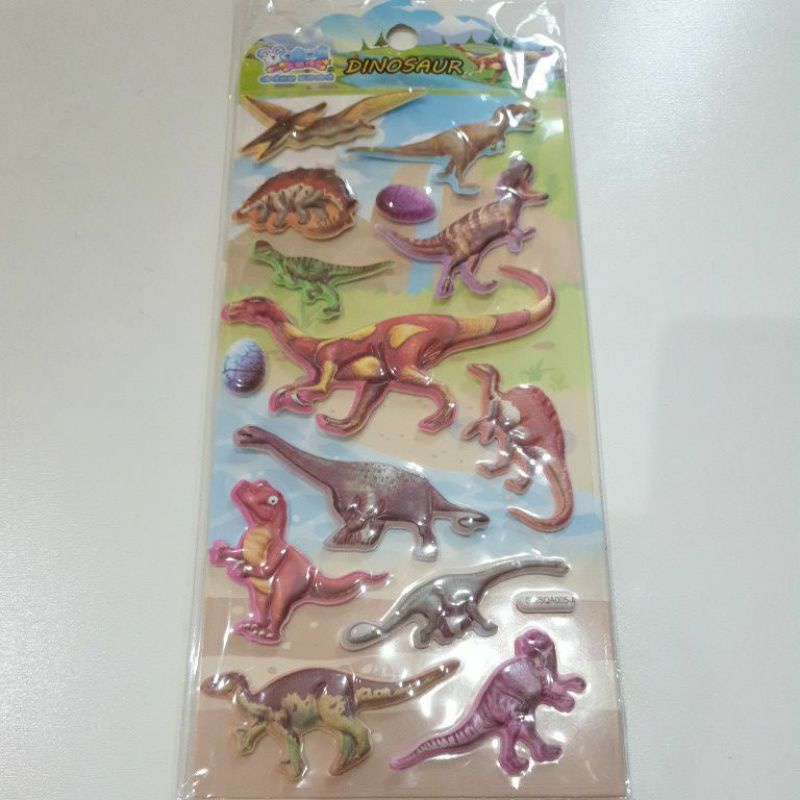 

Sticker Puff 3Dimensi Dino