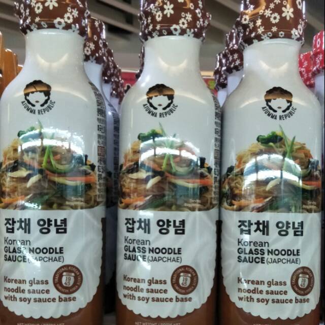 

Ajumma Korean glass noodle sauce(japchae) 325 GR