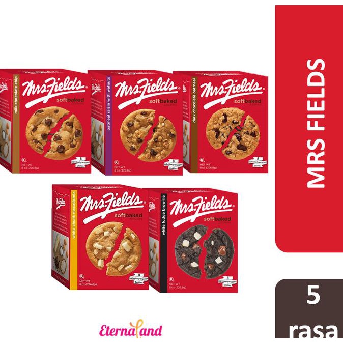 

Mrs Field Cookies 227 Gr (8 Oz) - Kukis Cokelat 1 Kotak Isi 8 Pcs