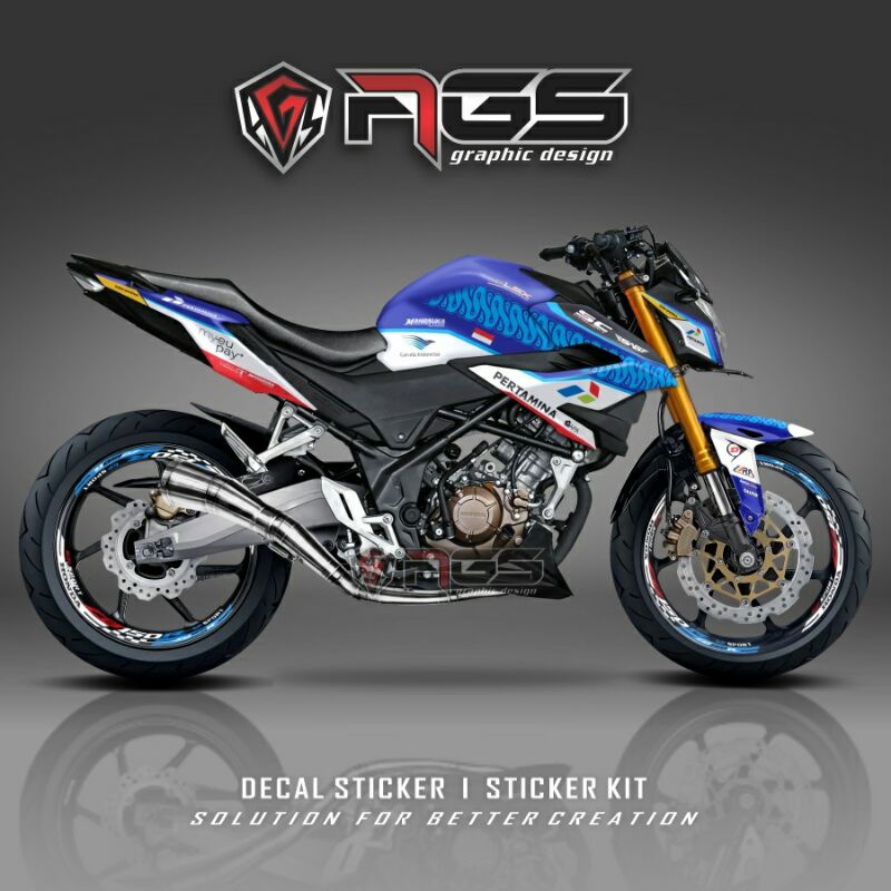 DECAL HONDA CB150R MANDALIKA FULL BODY - STIKER CB150R - STIKER KEREN
