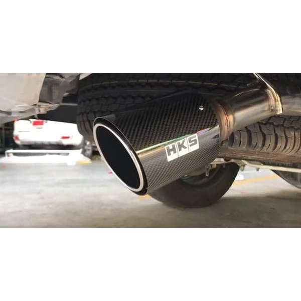 Aksesoris Muffler Exhaust Knalpot HKS Legamax Carbon Hilux Revo