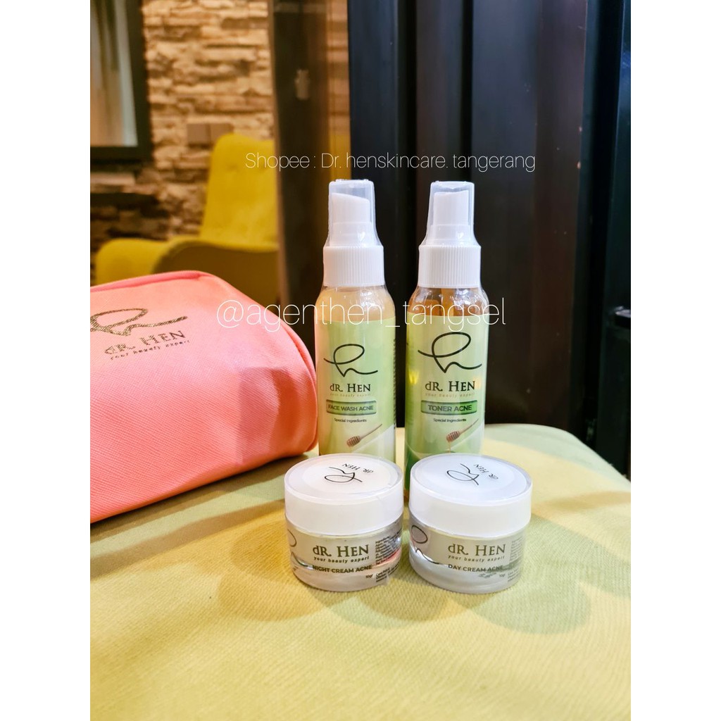 dr.hen skincare acne series