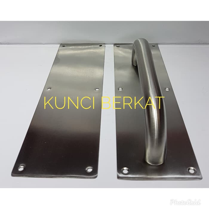 Push plate/Tarikkan/Pintu Garasi/Gudang/Tanpa lubang kunci