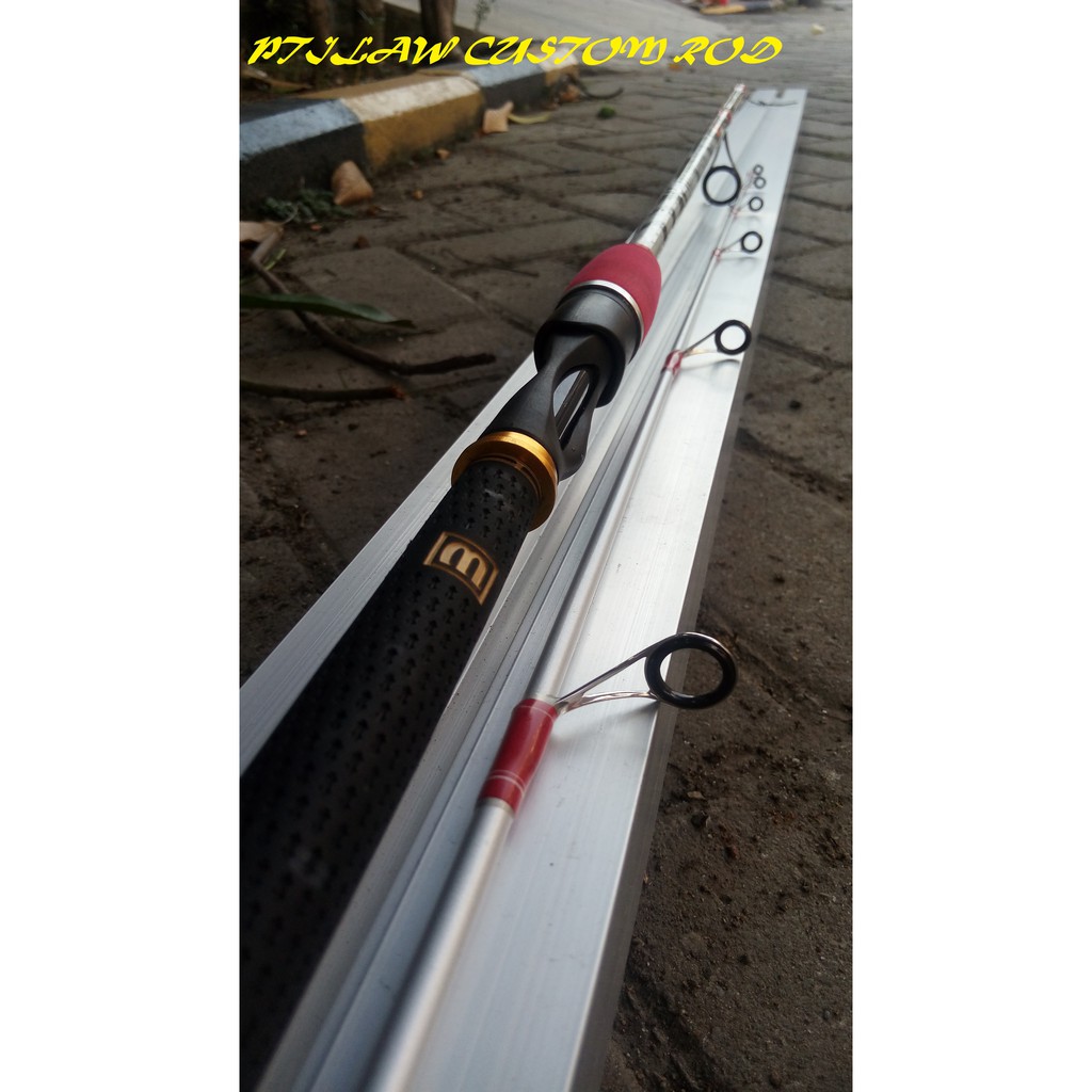 custom rod light jigging full carbon solid murmer