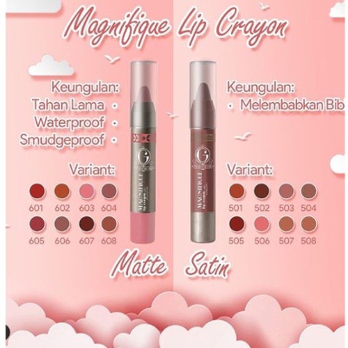 (ACC) Madam Gie Lip Crayon Matte Magnifique - 607