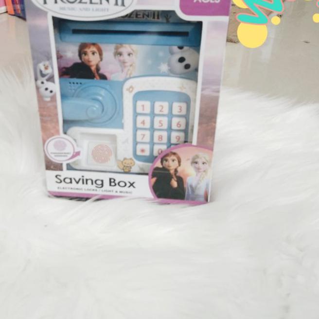 ► CELENGAN ATM BANK LOL SENSOR FINGERPRINT MAINAN BANK SENSOR JARI MONEY SAVE BOX MAINAN LUCU ❇