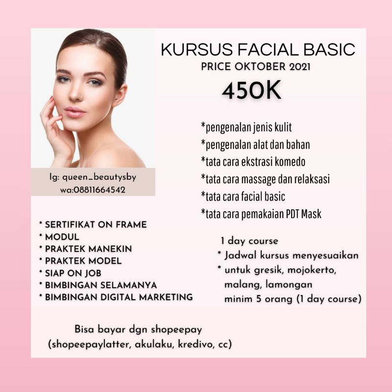 kursus facial online