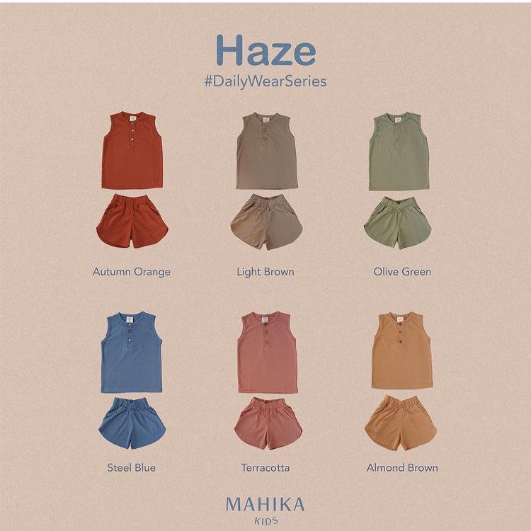 Mahika Kids Haze | Pakaian Anak | One Set