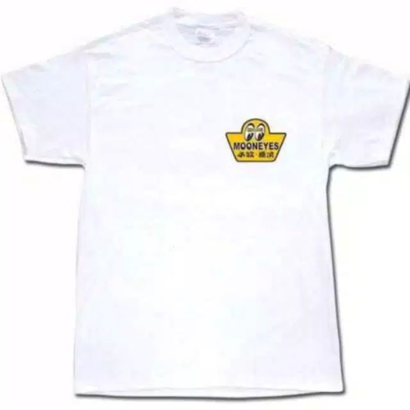 T-SHIRT MOONEYES ORIGINAL YOKOHAMA JAPAN PUTIH PRIA / WANITA