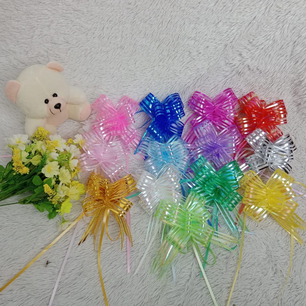 

Pita Tarik List Emas | Pita Metalik | Pita Serut Metalik | Pita Tarik Organdi | Hiasan Kado |lebar 3,2 mm