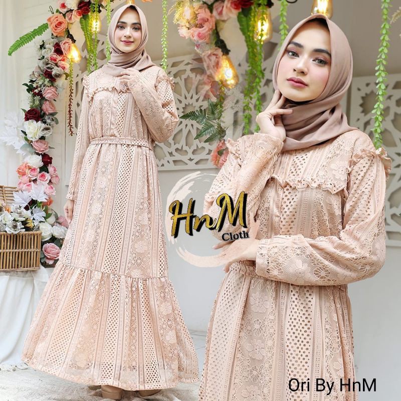 Gamis maxy maura brukat