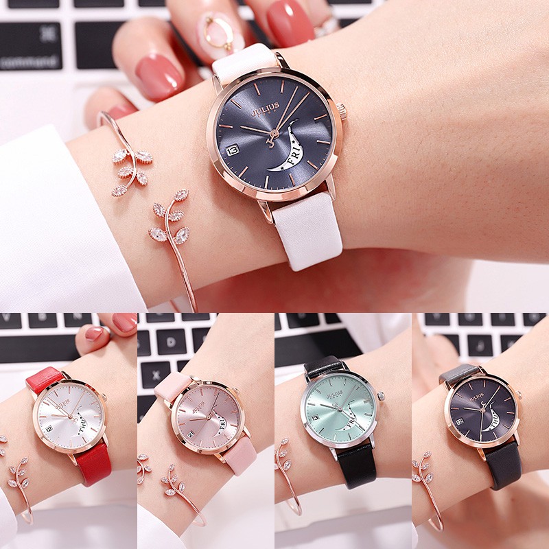 Julius JA-1076 / JA1076 Jam Tangan Wanita Korea Original Cantik dan Stylish