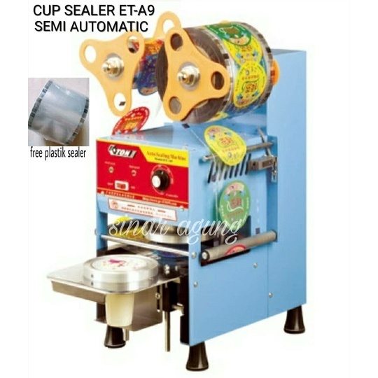 CUP SEALER ETON SEMI AUTO A-9 + PLASTIK