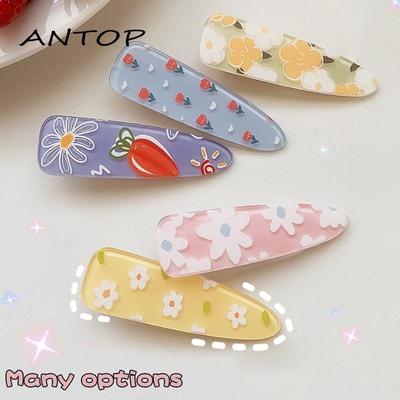 Jepit Rambut Motif Bunga Untuk Wanita