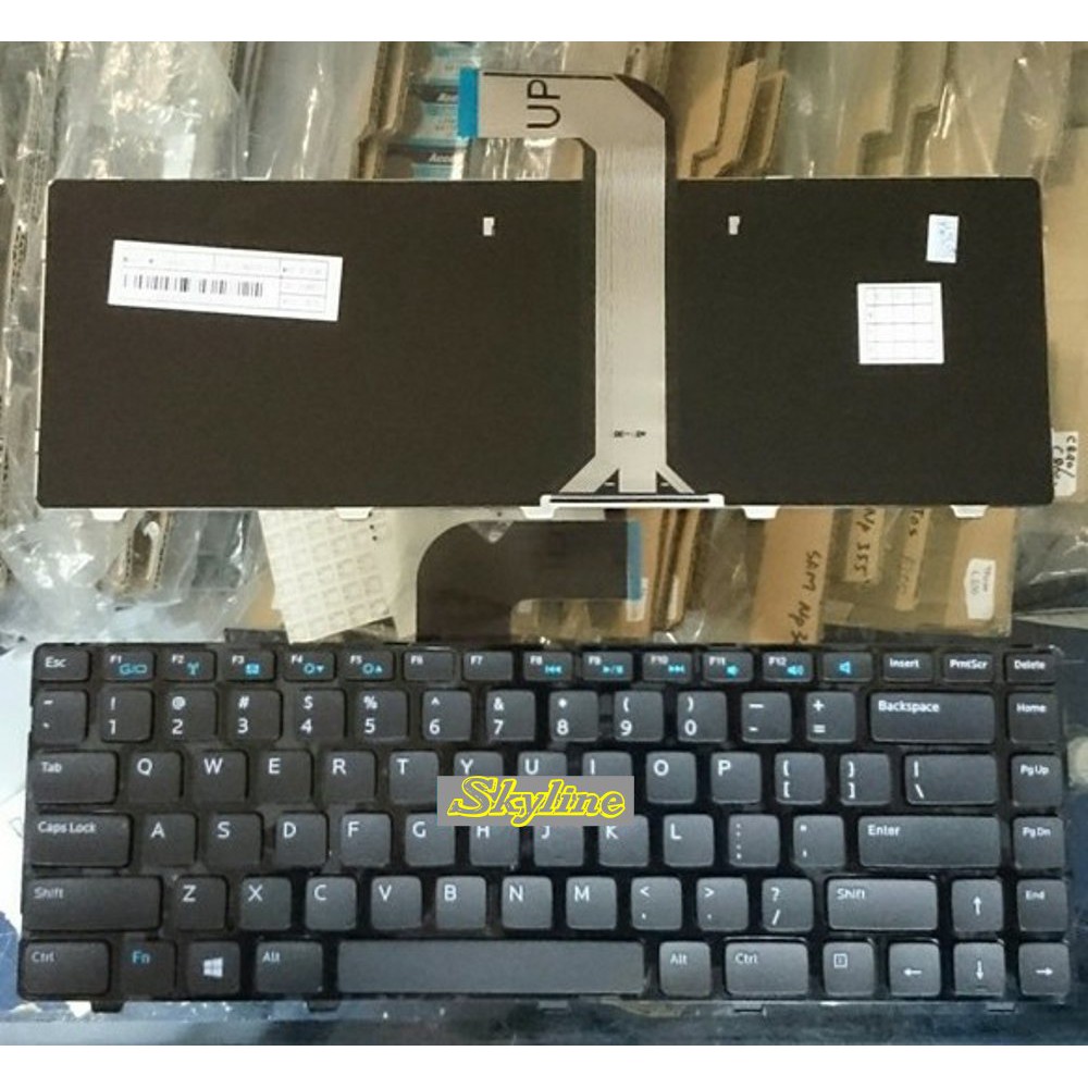 Keyboard Laptop/Notebook Dell Inspiron 14z - N411z, M44, Vostro 335, XPS 15, 15r, L502, L502x Hitam