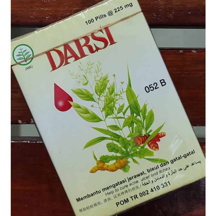 Darsi Pil Isi 12 Pil / Mengatasi Jerawat / Bisul / Gatal-gatal