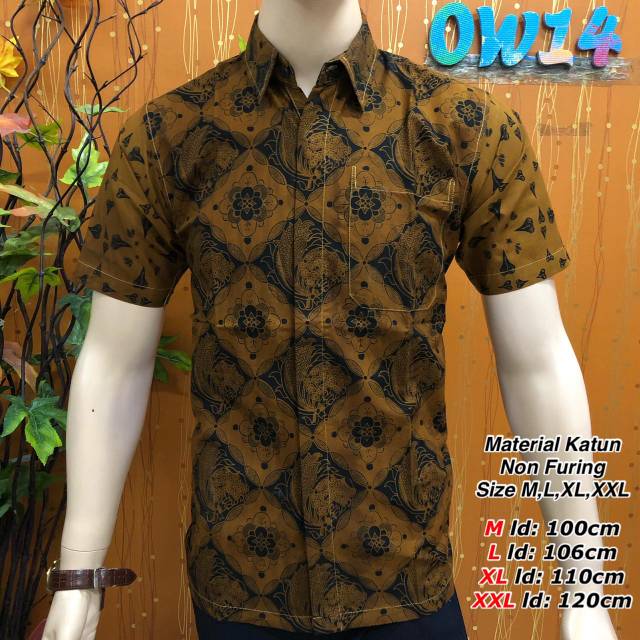 Batik Pria Original OW14 / OW15