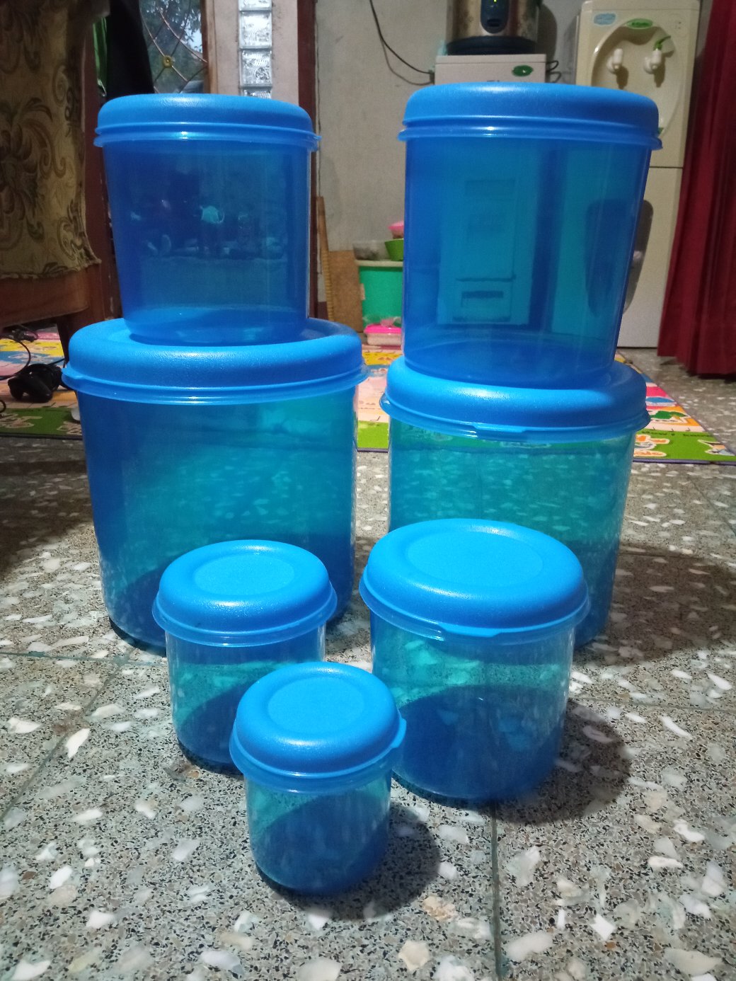 Toples Plastik Susun 7 Seal Pack Rh1-7 Maspion Bs103 / Keler Kerupuk Peyek Stoples Plastik