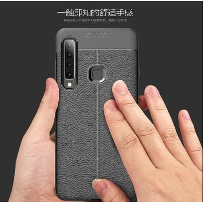 Case Samsung A9 2018 Autofocus Leather softcase A9 2018 Samsung Casing - Hitam Diskon