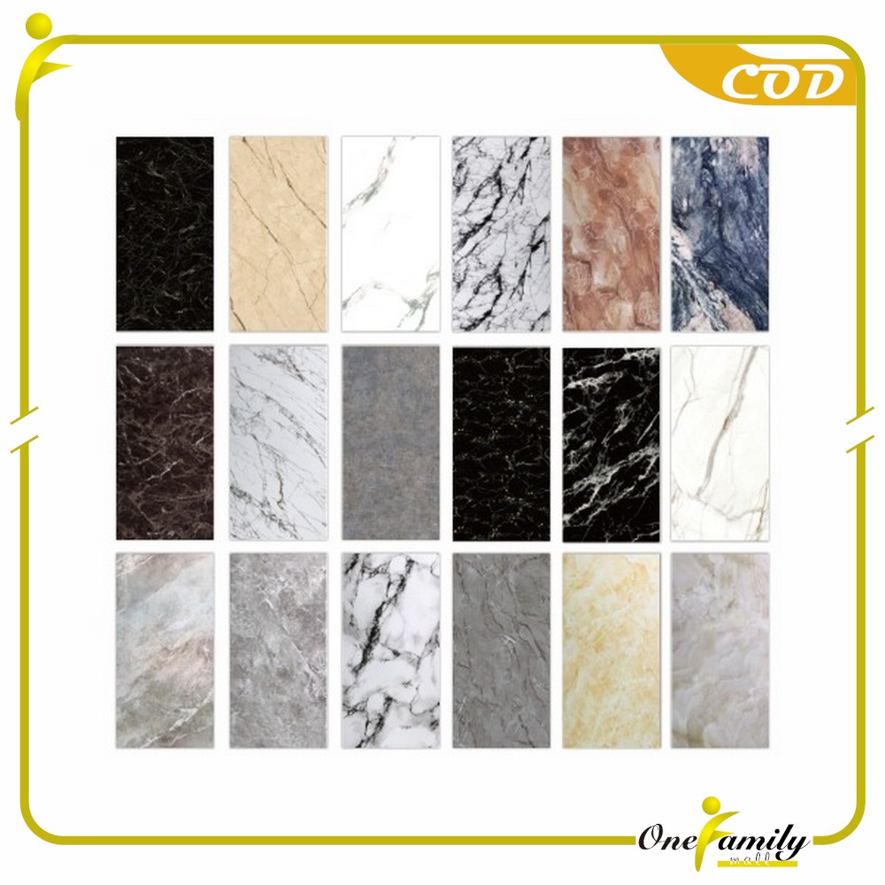 ONE-C427 Stiker Lantai Vynil Marble  (30 x 30 cm) &amp; (30 x 60 cm) / Vinil Lantai Marbel Granit / STiker Lemari Cabinet Marbel