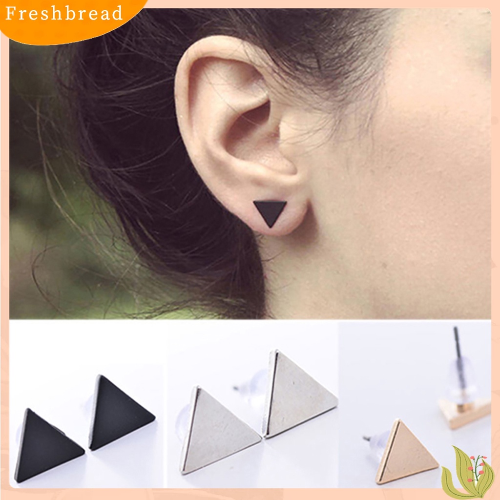 ? Fresh ? Anting Tusuk Model Segitiga Simple Gaya Punk untuk Wanita / Pesta / Prom / Hadiah