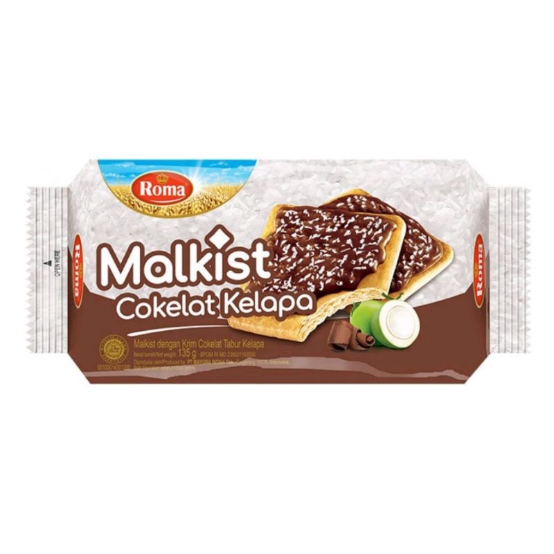 

ROMA MALKIST COKLAT KELAPA 135 GRAM